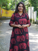 Black Hathi (Elephant Print)