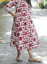 Madhuri Ajrak Off-White