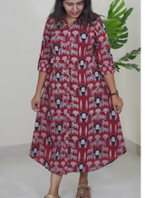 Madhuri (Ajrak Maroon)