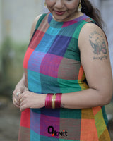 Madras KattamCo-ord Set