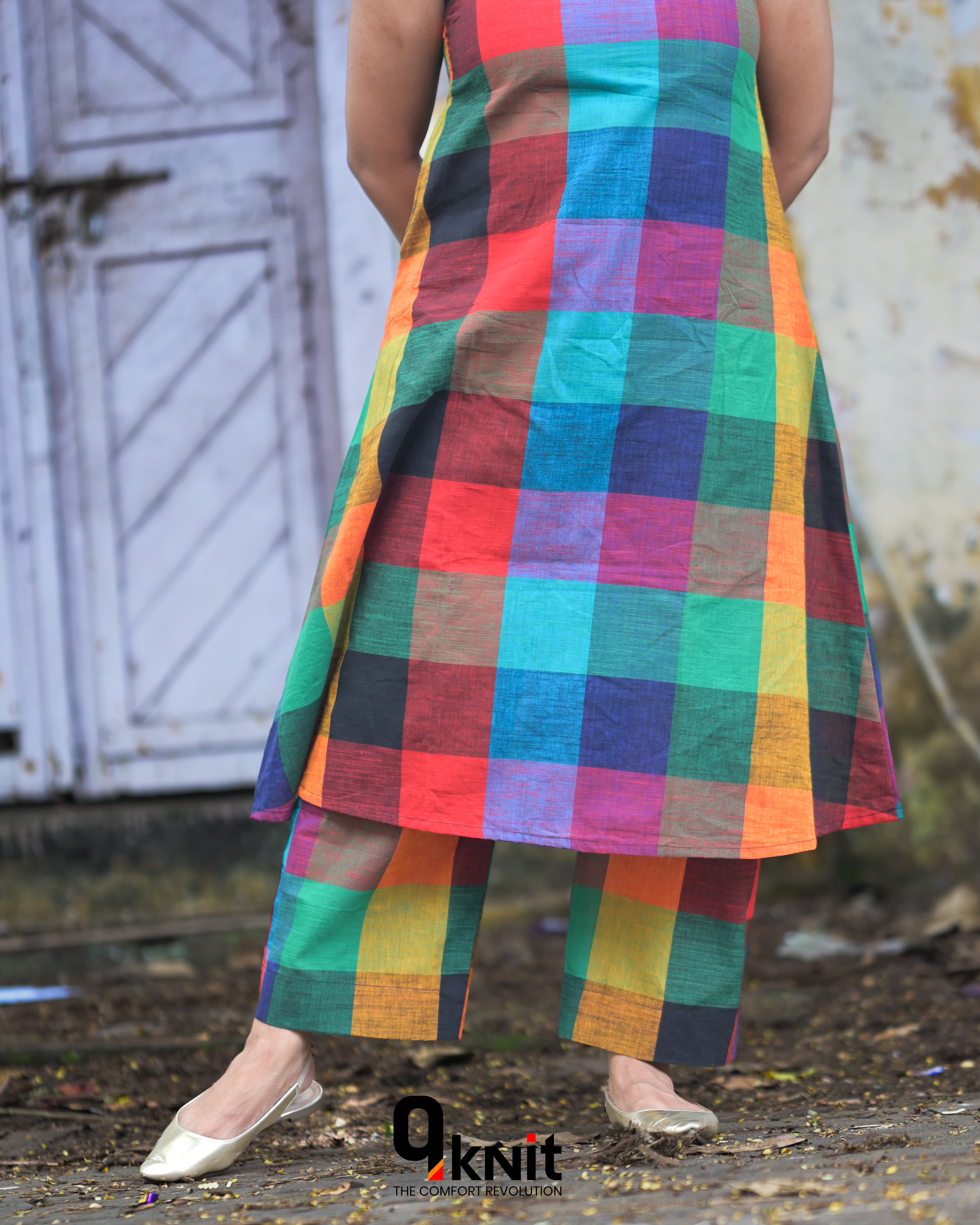 Madras KattamCo-ord Set