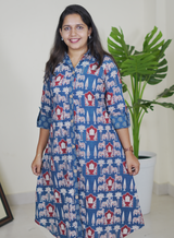 Madhuri (Ajrak Blue)
