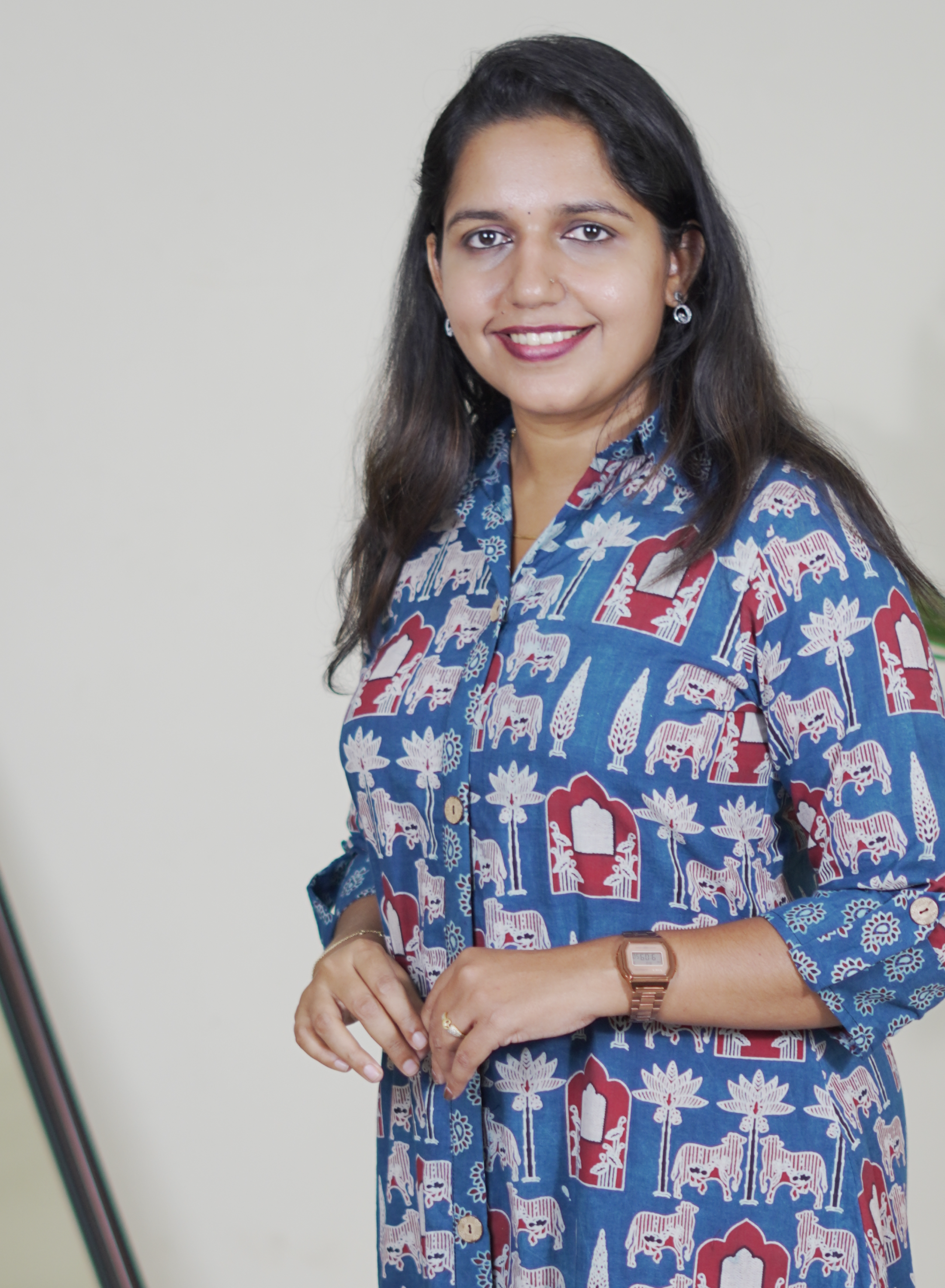 Madhuri (Ajrak Blue)