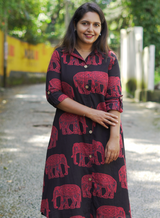 Black Hathi (Elephant Print)